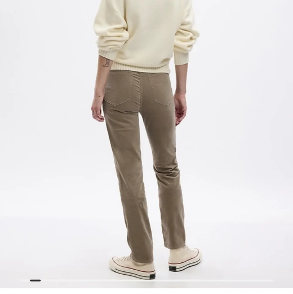 Gap High Rise Vintage Velvet Pants - Picture 2 of 5